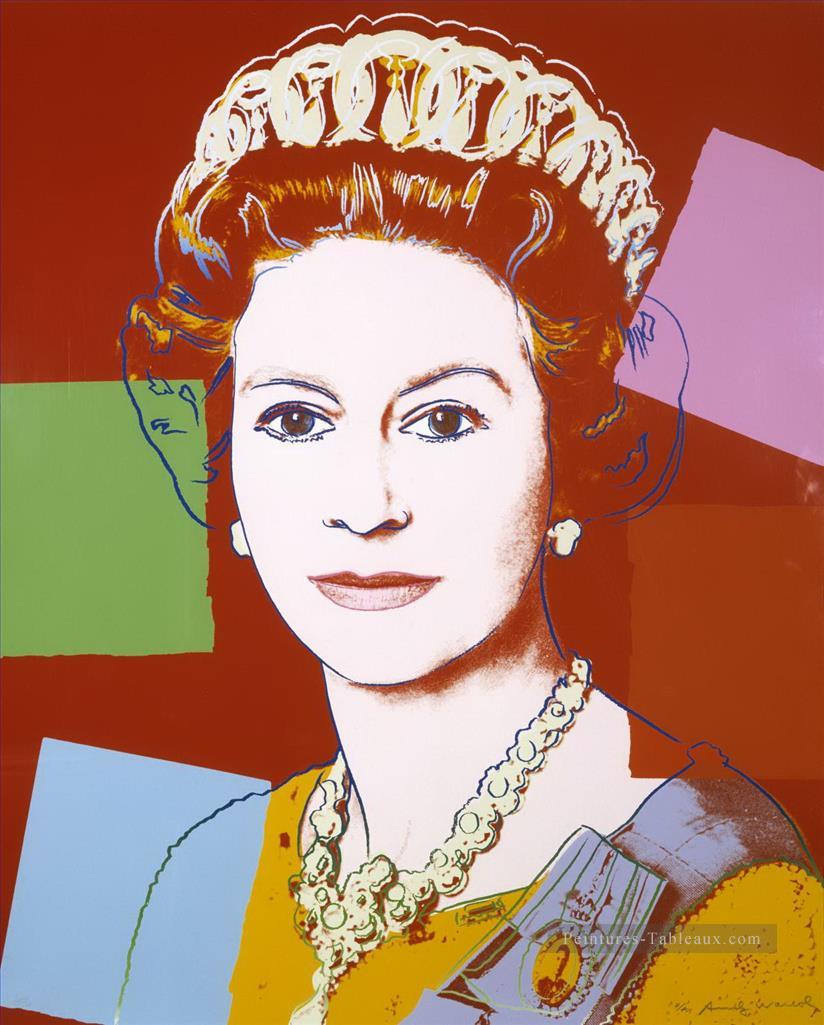 Queen Elizabeth II of the United Kingdom Andy Warhol Oil Paintings